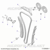 CHAINE DE DISTRIBUTION AND TENSIONER