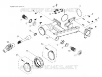 CHASSIS, REAR BRAS OSCILLANT