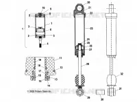 AMORTISSEUR (REAR TRACK)(M-10)