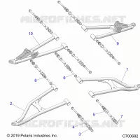 SUSPENSION AVANT CONTROL ARMS