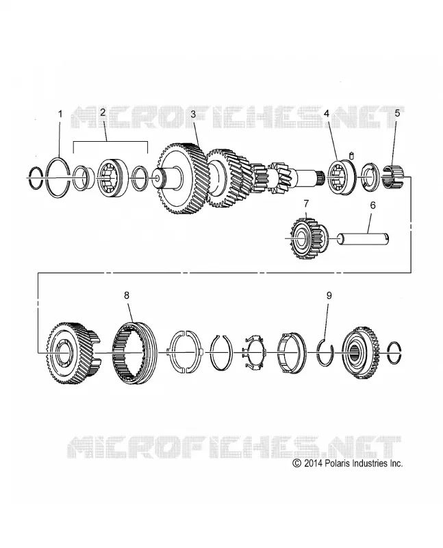 SYSTÃˆME DE TRANSMISSION, TRANSMISSION, REVERSE GEAR