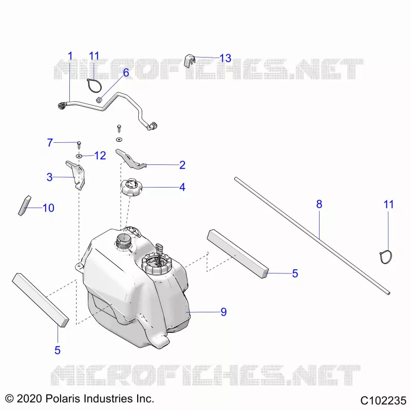 SYSTÃˆME D'ALIMENTATION, FUEL TANK ASM.