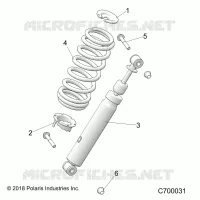 SUSPENSION AVANT SHOCK MOUNTING