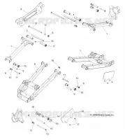 SUSPENSION ARRIERE CONTROL ARMS