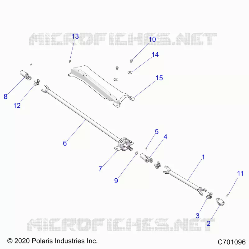SYSTÃˆME DE TRANSMISSION, FRONT PROP SHAFT