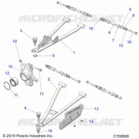 SUSPENSION AVANT CONTROL ARMS