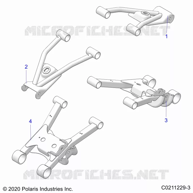 SUSPENSION ARRIERE CONTROL ARMS