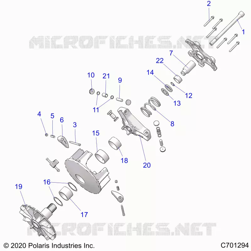 SYSTÃˆME DE TRANSMISSION, PRIMARY CLUTCH