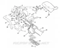 HABITACLE ET SIEGE ARRIERE XPLORER 400L W969140 (4935983598A006)