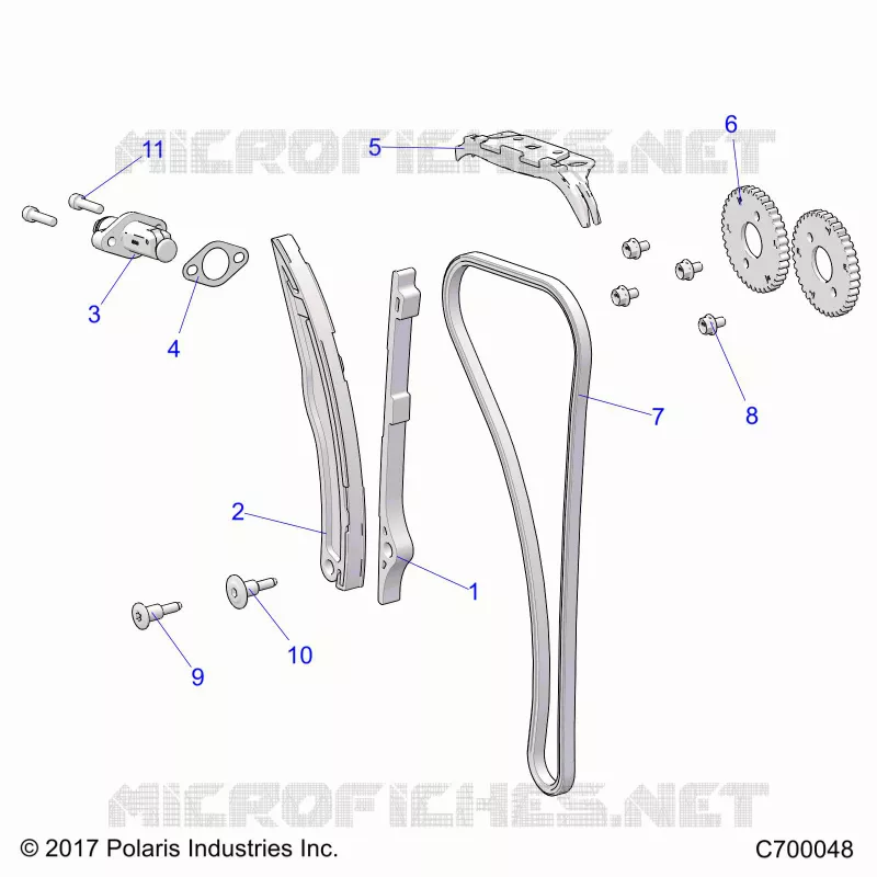 CHAINE DE DISTRIBUTION AND TENSIONER