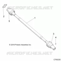 SYSTÃˆME DE TRANSMISSION, REAR PROP SHAFT