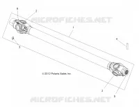 DRIVE TRAIN, ARBRE DE TRANSMISSION, FRONT