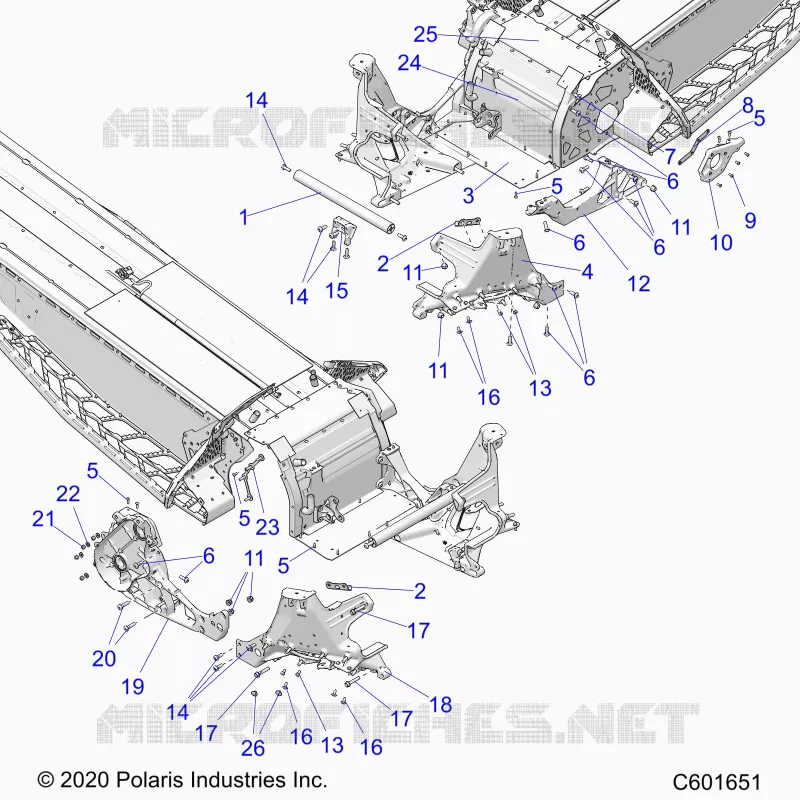 CHASSIS, BULKHEAD ASM.