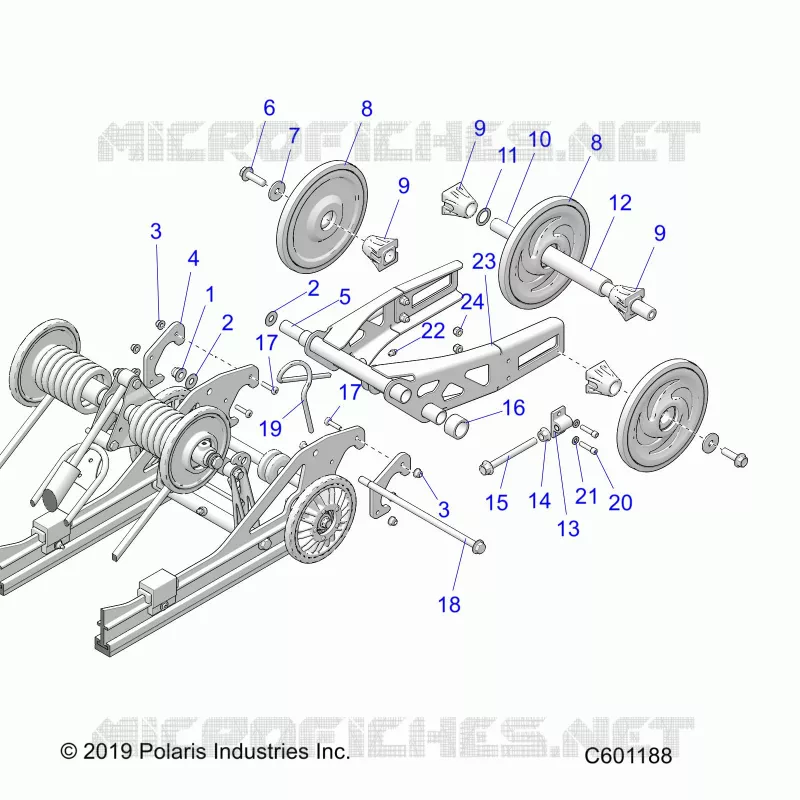SUSPENSION ARRIERE, ARTICULATING