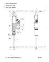 SUSPENSION, AMORTISSEUR ARRIERE TRACK (7045864)