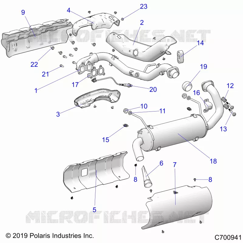 ENGINE, ECHAPPEMENT