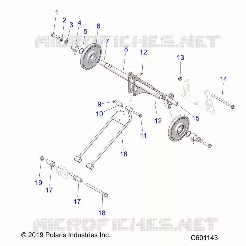 SUSPENSION, BRAS DE SUSPENSION ARRIERE