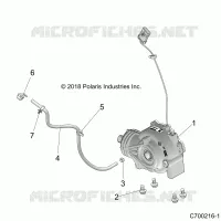 DRIVE TRAIN, FRONT SUPPORT PONT