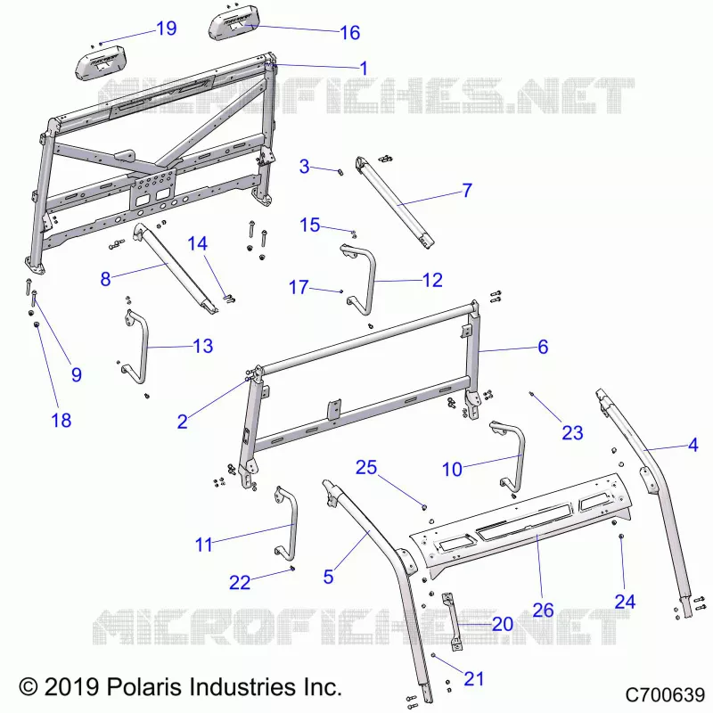 CHASSIS, CAB CADRE