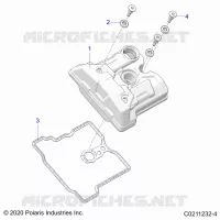 ENGINE, COUVERCLE SOUPAPE