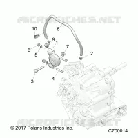 DRIVE TRAIN, MAIN SUPPORT PONT