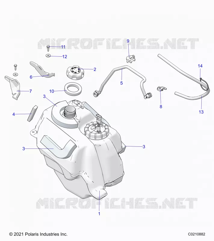 SYSTÃˆME D'ALIMENTATION, FUEL TANK ASM.