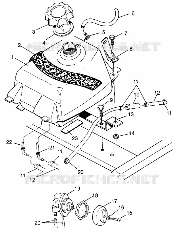CARBURANT TANK XPLORER 300 W969130 (4935903590A013)
