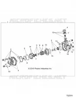 SYSTEME DE TRANSMISSION, FRONT GEARCASE (TO 8/15/2019)