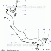 SYSTÃˆME DE TRANSMISSION, GEAR SELECTOR AND THROTTLE CABLE