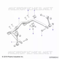 SUSPENSION, FRONT BARRE STABILISATRICE