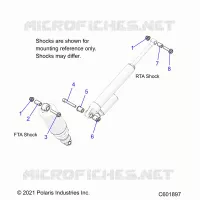 SUSPENSION, SUPPORT AMORTISSEUR , REAR SUSP.