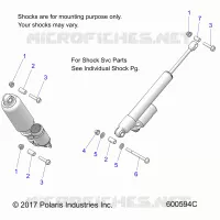 SUSPENSION ARRIERE SHOCKS MNTG.