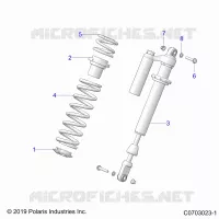 SUSPENSION, AMORTISSEUR AVANT MOUNTING, STANDARD/PREMIUM