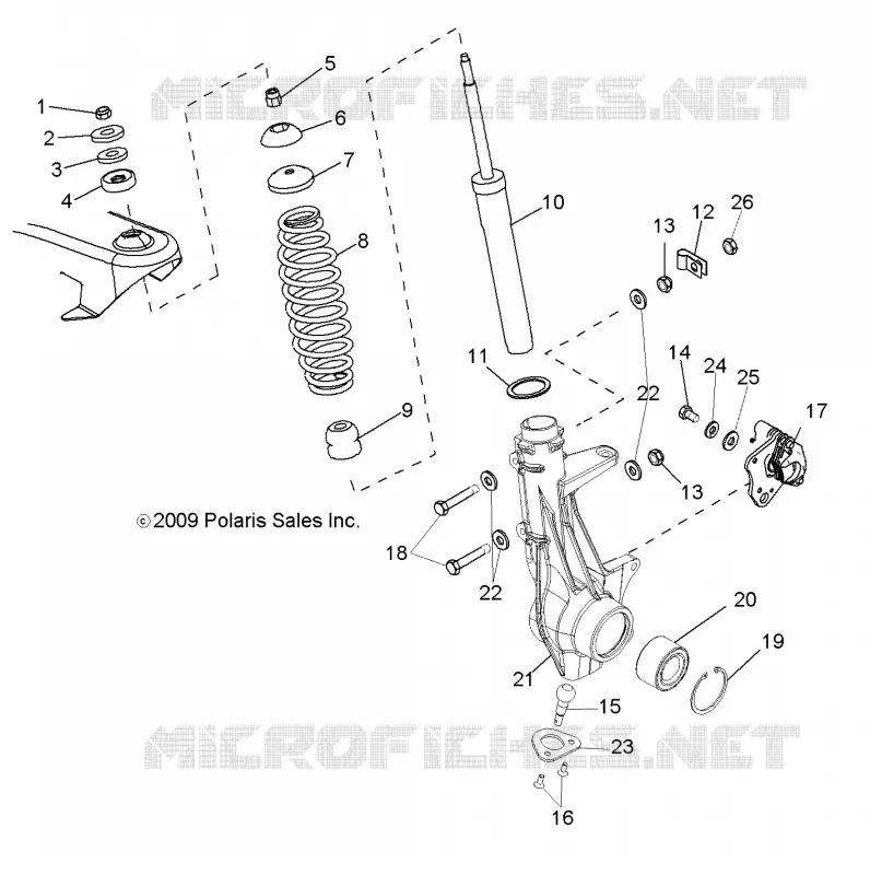 SUSPENSION AVANT STRUT
