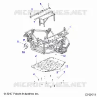 CHASSIS, MAIN FRAME AND SKID PLATES