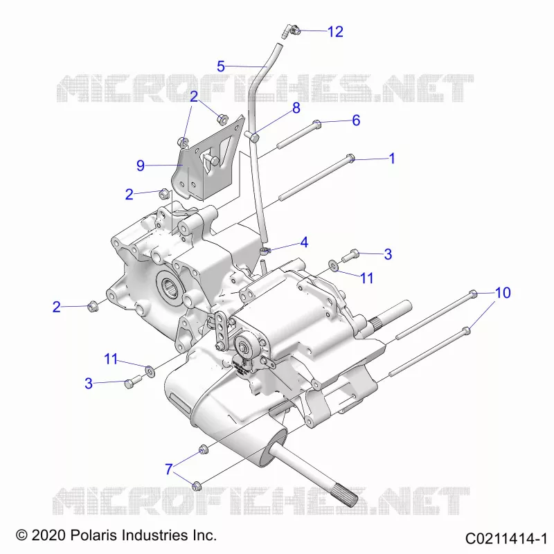 SYSTÃˆME DE TRANSMISSION, MAIN GEARCASE MOUNTING
