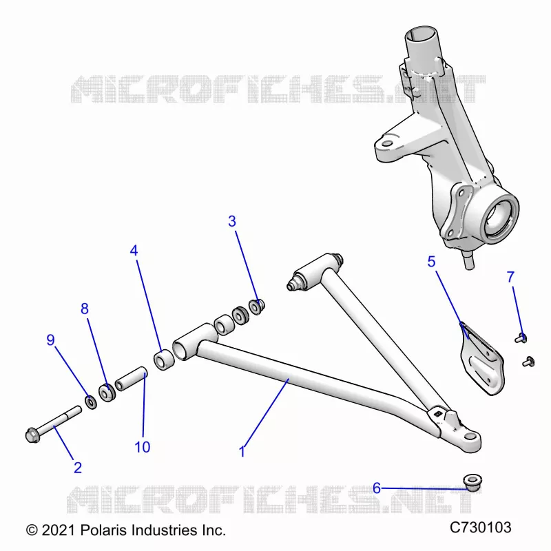 SUSPENSION, A-ARM AND SUPPORT MOUNTING
