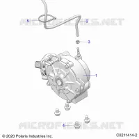 SYSTÃˆME DE TRANSMISSION, FRONT GEARCASE MOUNTING