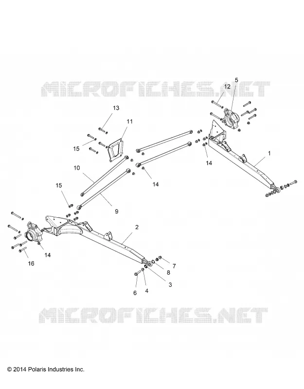 SUSPENSION ARRIERE CONTROL ARMS