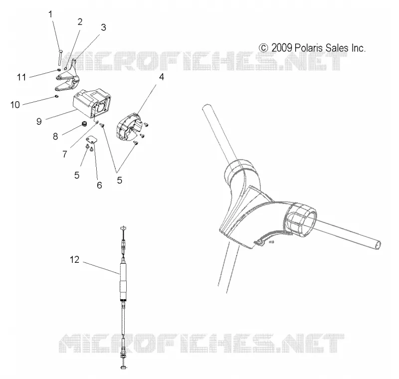 MOTEUR, ACCELERATEUR CONTROL ASM.