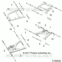 SUSPENSION ARRIERE CONTROL ARMS