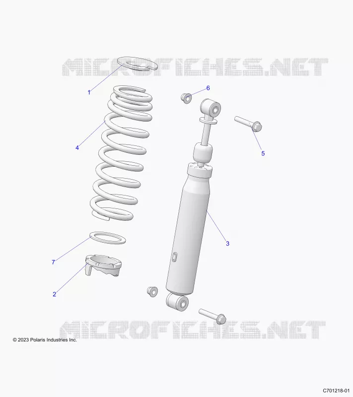 SUSPENSION, AMORTISSEUR AVANT MOUNTING