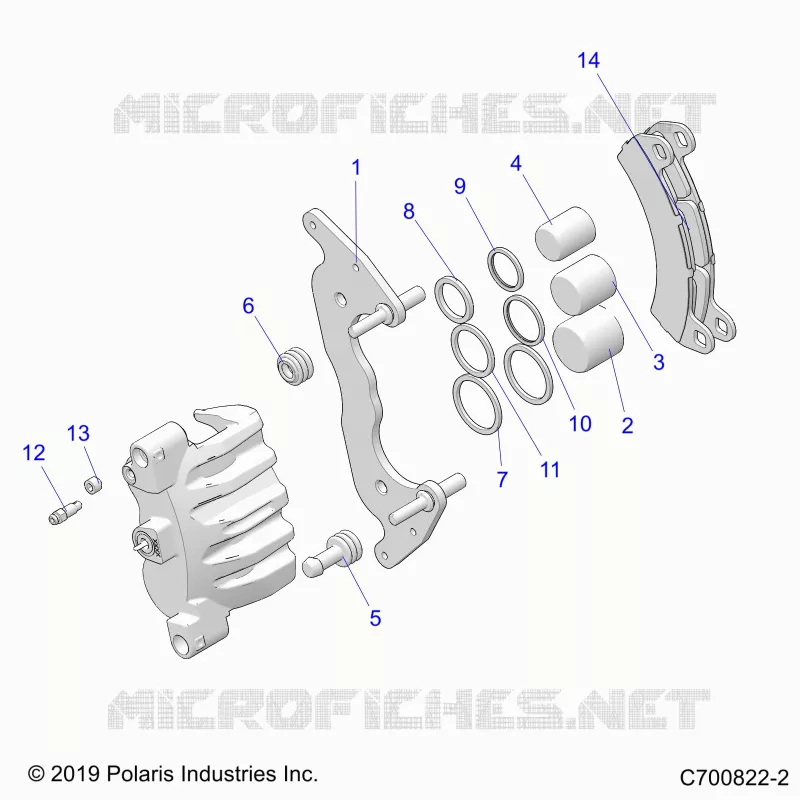 FREIN AVANT CALIPER