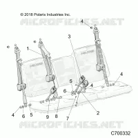 SIEGE BELT AND MOUNTING