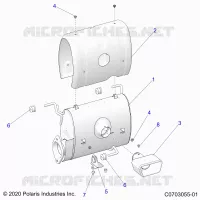 ENGINE, ECHAPPEMENT, SILENCER AND RELATED