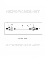 SYSTEME DE TRANSMISSION, FRONT HALF SHAFT