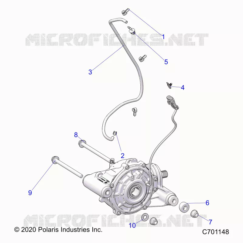SYSTÃˆME DE TRANSMISSION, FRONT GEARCASE MOUNTING