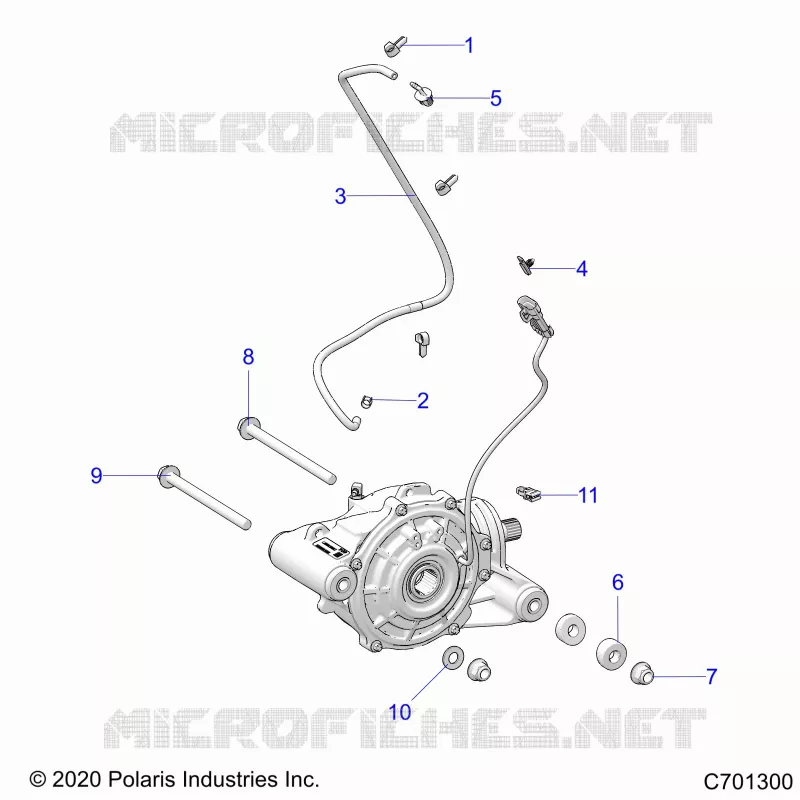 SYSTÃˆME DE TRANSMISSION, FRONT GEARCASE MOUNTING