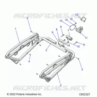 CHASSIS, REAR RACK AND HITCH