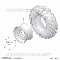 ROUES, FRONT TIRE